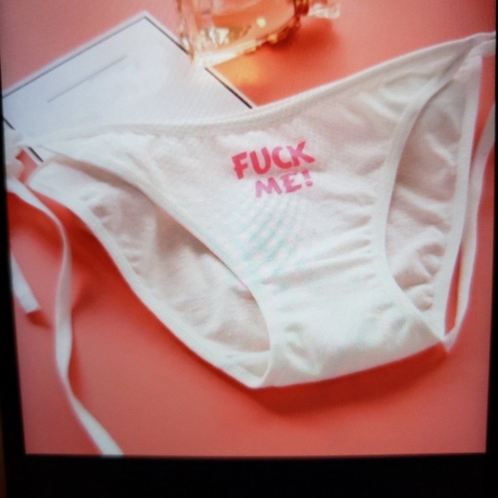 Fashion Uncensored Print Panties .... F*ck Me ;)